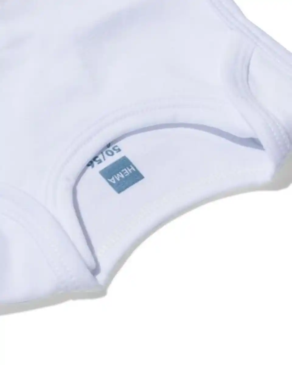 Bild 3 von Zwei Bodys - Bio-Baumwollstretch weiß