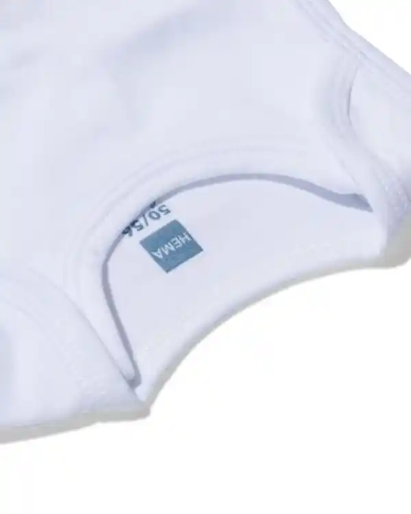 Bild 3 von Zwei Bodys - Bio-Baumwollstretch weiß