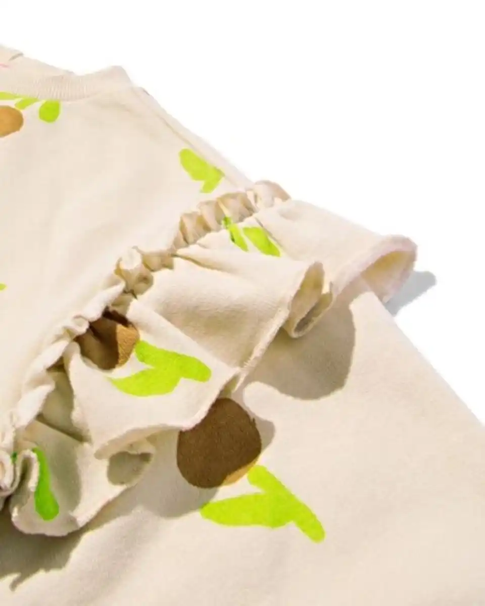 Bild 4 von Baby-T-Shirt, gerippt, Blumen ecru