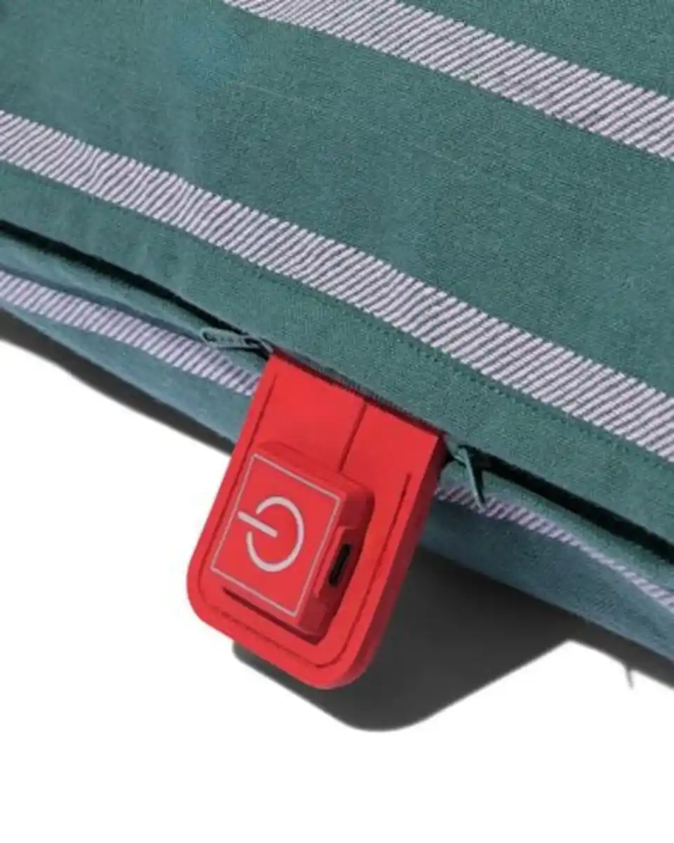 Bild 3 von Kissenbezug 50x50, Streifen, Grün-Rosa