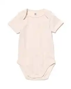 Baby Strampler mit Stretch beige