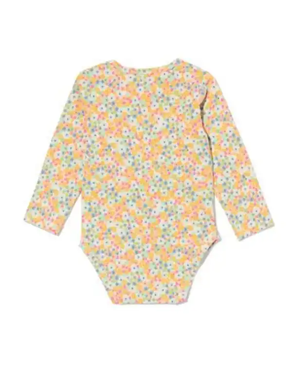 Bild 4 von Stretch-Strampler mit Blumenmuster rosa