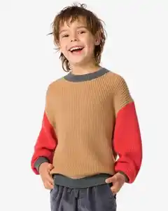 Kinder-Strickpullover beige