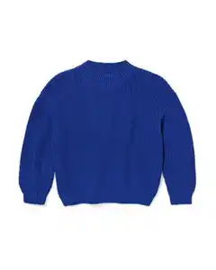 Kinder-Strickpullover blau