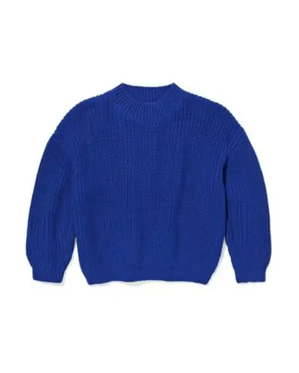Bild 2 von Kinder-Strickpullover blau