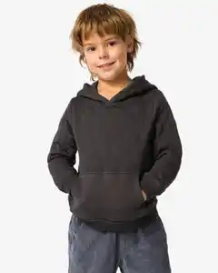 Gestepptes Kindersweatshirt dunkelgrau