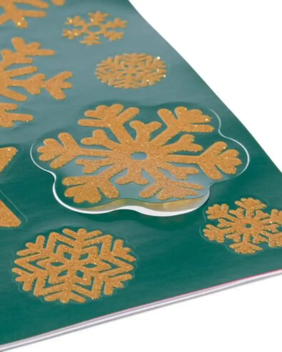 Bild 3 von Fensteraufkleber Schneeflocken