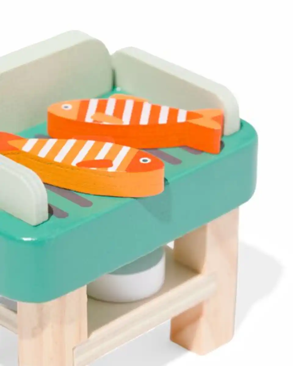 Bild 4 von Grillset, Holz, 11-teilig