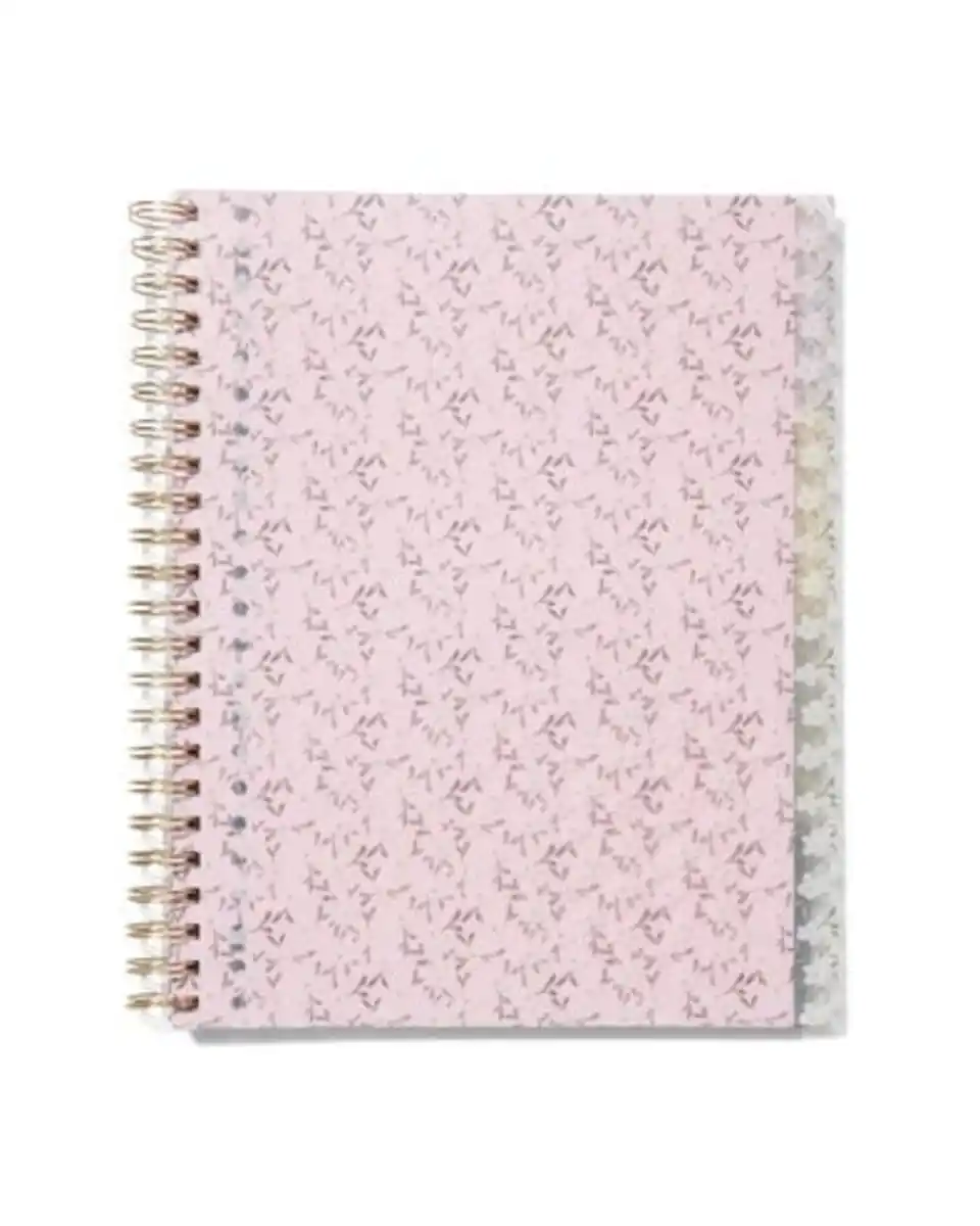 Bild 1 von 4-in-1-Collegeblock, liniert, Blumen, DIN A4