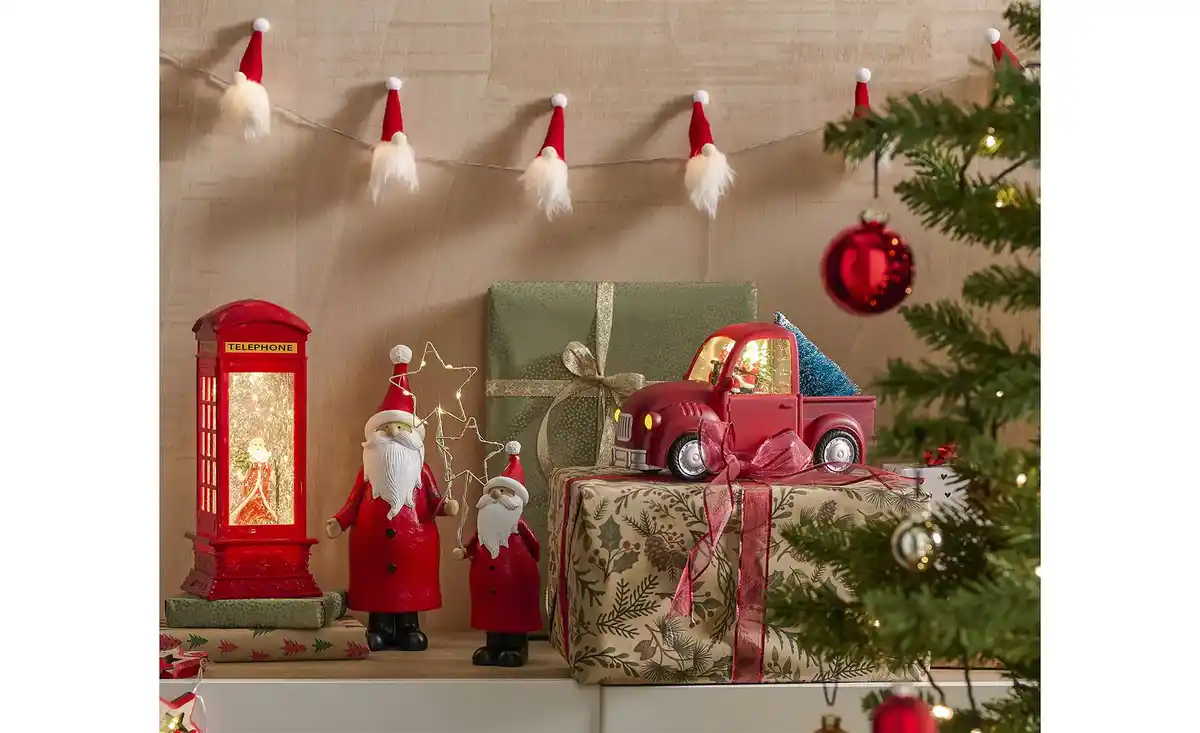 Bild 3 von LED Telefonzelle mit Weihnachtsmann