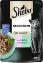 Bild 1 von Sheba Selection in Sauce mit Lachs und Seelachs