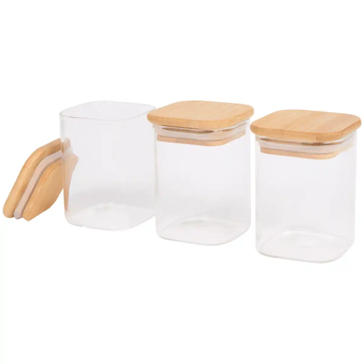 Bild 1 von Vorratsbehälter mit Bambusdeckel