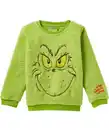 Bild 1 von Grinch Flauschpullover Weihnachten Stickerei, limette