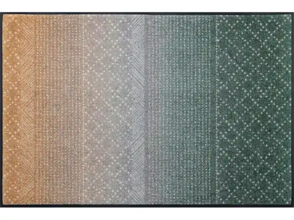 Bild 1 von Fußmatte Green Desert Grau/Grün/Beige ca. 75x120cm, Grau, Grün, Beige