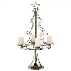 X-Mas Dekoweihnachtsbaum, Silber, Metall, 86 cm, Dekoration, Weihnachtsdekoration, Winterdeko