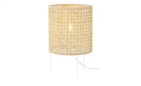 Bild 4 von KHG Tischleuchte, 1-flammig, Wiener Geflecht `hoch´