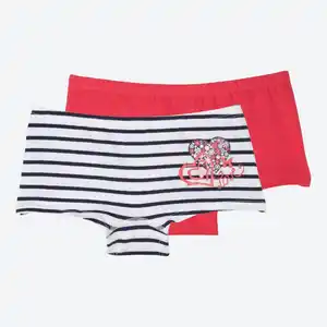 Mädchen-Panty mit Herz-Aufdruck, 2er-Pack, Pink