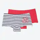 Bild 1 von Mädchen-Panty mit Herz-Aufdruck, 2er-Pack, Pink