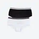 Bild 1 von Mädchen-Panty mit Kontrast-Bund, 2er-Pack, Different colors