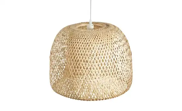 Bild 4 von KHG Pendelleuchte, 1-flammig, Bambus-Schirm