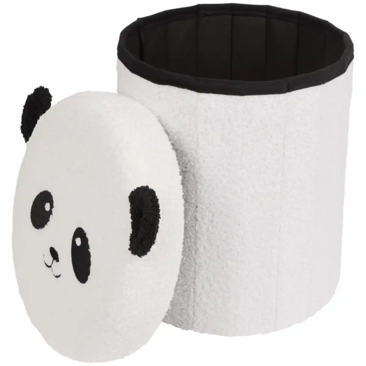 Bild 2 von Faltbarer Aufbewahrungshocker Teddyplüsch