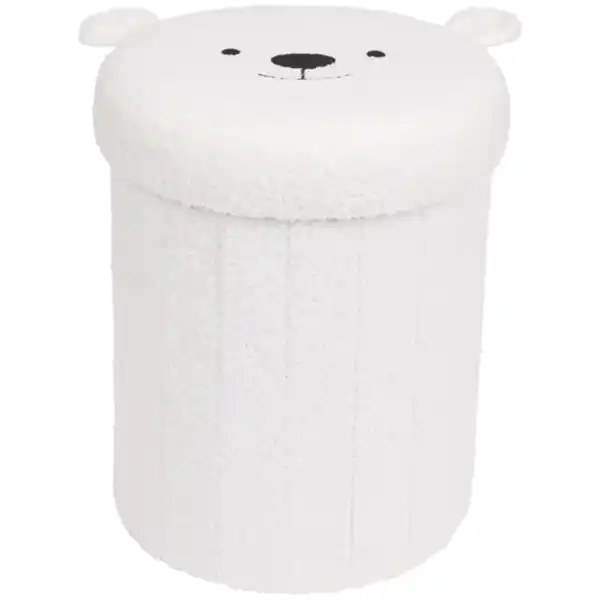 Bild 4 von Faltbarer Aufbewahrungshocker Teddyplüsch