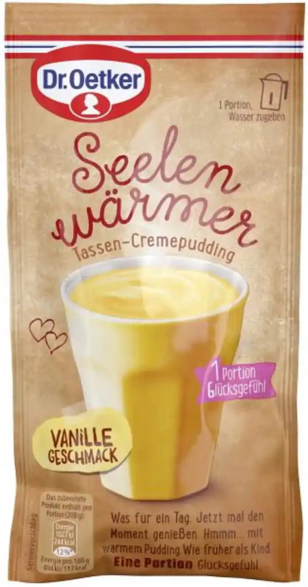 Bild 1 von Dr. Oetker Seelenwärmer Tassen-Cremepudding Vanille