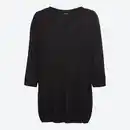 Bild 1 von Damen-Langarmshirt mit Spitze, große Größen, Black