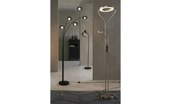 Bild 3 von KHG Stehleuchte, 1-flammig, schwarz mit Rauchglas