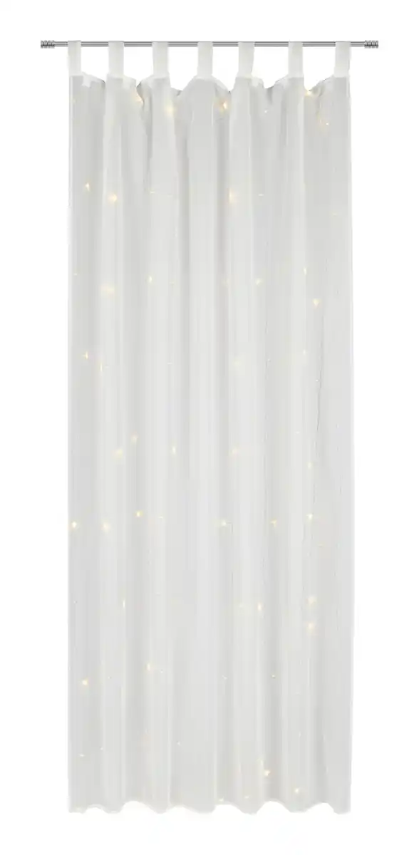 Bild 1 von Schlaufenvorhang Lights in Weiß ca. 140x245cm, Weiß