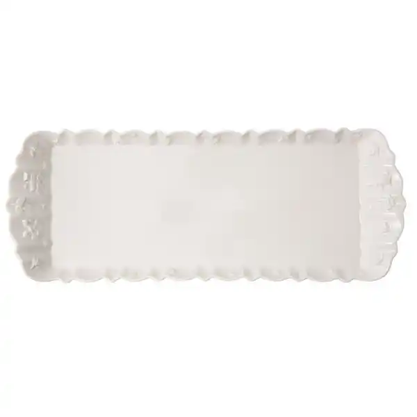 Bild 1 von Villeroy & Boch Servierplatte Toys Delight Royal Classic, Weiß, Keramik, Weihnachten, rechteckig, 16x40 cm, Tischkultur & Servieren, Servierplatten