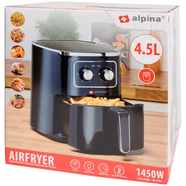 Bild 4 von Alpina Heißluftfritteuse