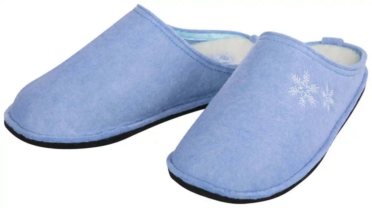 Bild 3 von STEP BY STEP Damen-Filzpantoffeln, Paar