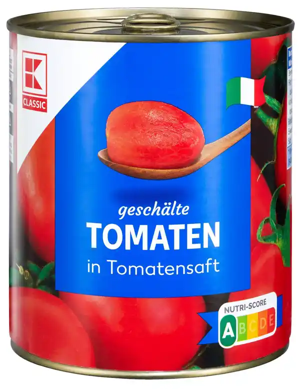 Bild 1 von K-CLASSIC Geschälte Tomaten, 800-g-Dose