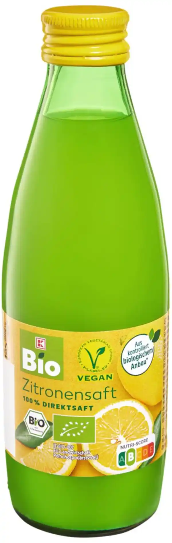 Bild 1 von K-BIO Zitronensaft, 250-ml-Fl.