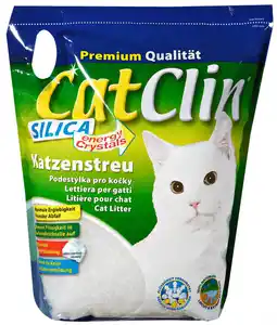 CAT CLIN Silica Katzenstreu, 8-l-Packg.