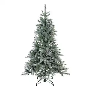 Evergreen Weihnachtsbaum Fichte Frost grün PVC H/D: ca. 150x104 cm