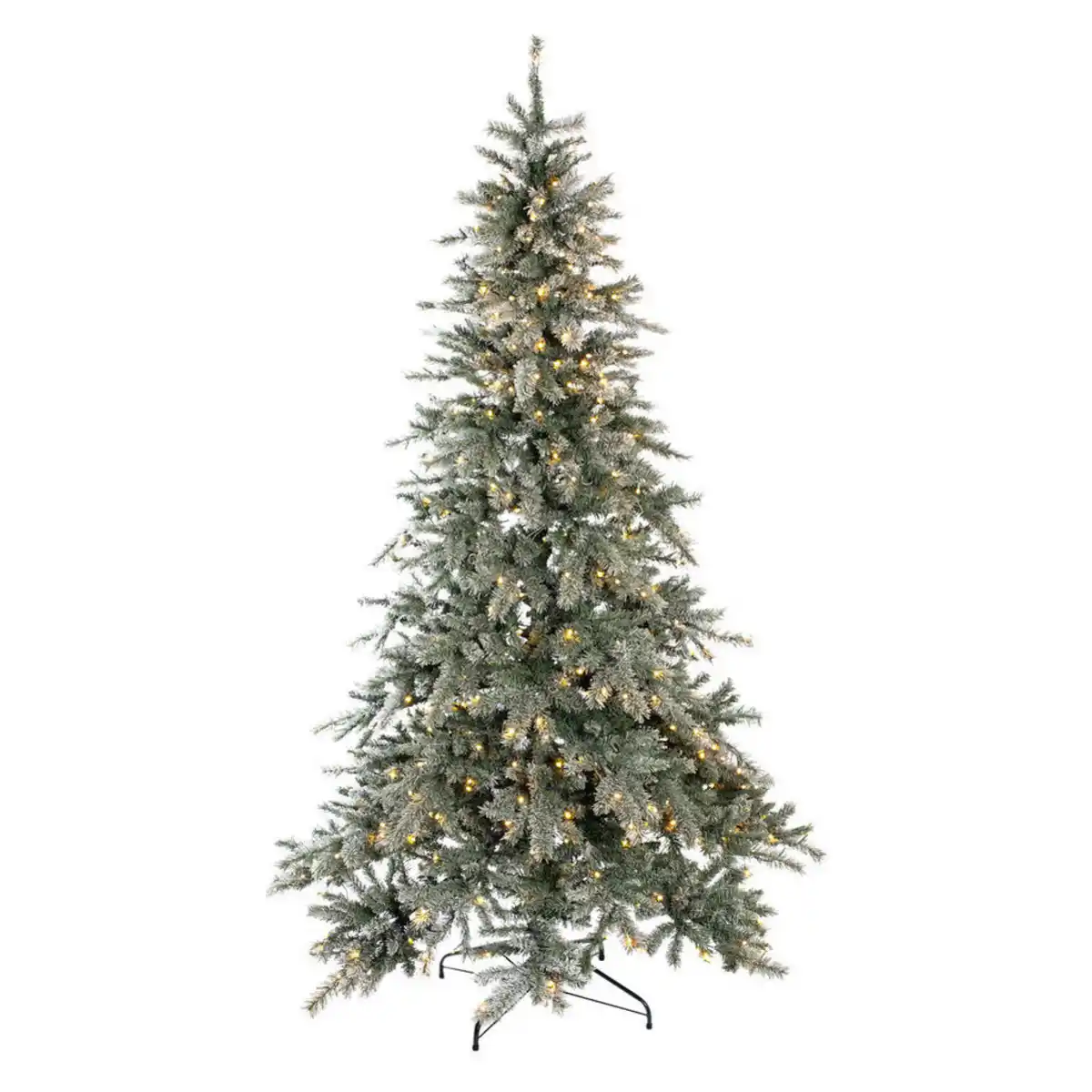 Bild 1 von Evergreen Weihnachtsbaum Fichte Frost grün PVC H/D: ca. 180x116 cm