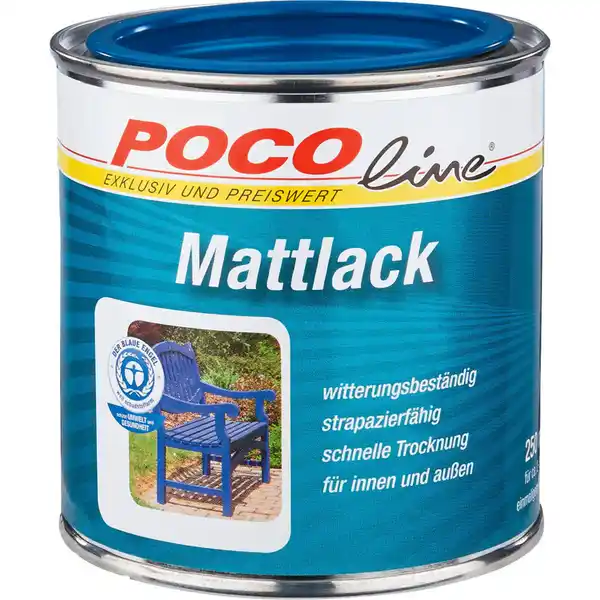 Bild 1 von POCOline Acyl Buntlack enzianblau matt ca. 0,25 l