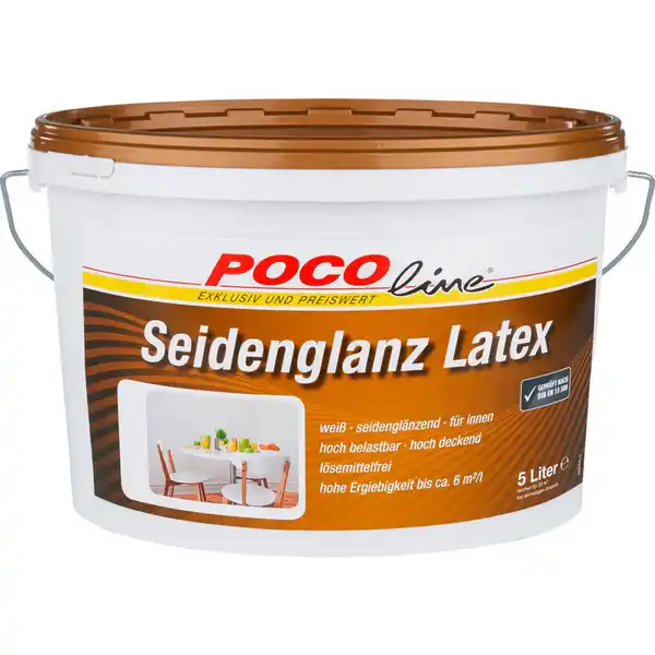 Bild 1 von POCOline Latexfarbe weiß ca. 5 l