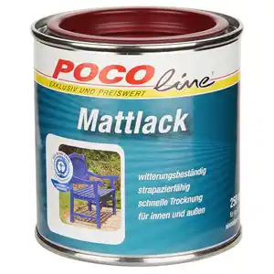 POCOline Acyl Buntlack bordeauxrot matt ca. 0,25 l