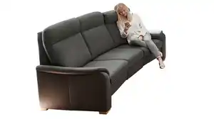 Couchliebe® Einzelsofa 3-Sitzer planbar - anthrazit - Premium Version - PENELOPE