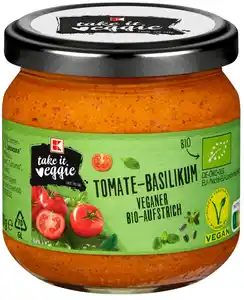 K-TAKE IT VEGGIE Veganer Bio-Brotaufstrich, 180-g-Glas