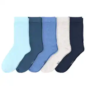 5 Paar Jungen Socken im Set DUNKELBLAU / BLAU / HELLBLAU