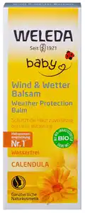 WELEDA Baby-Wind- & Wetter-Balsam Calendula, 30-ml-Tube