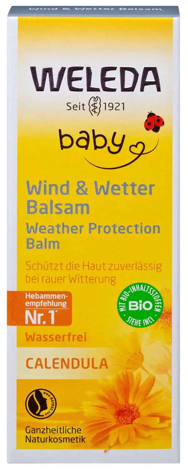 Bild 1 von WELEDA Baby-Wind- & Wetter-Balsam Calendula, 30-ml-Tube