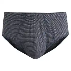 Herren Slip fein gestreift GRAU