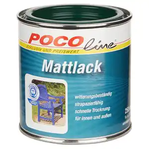 POCOline Acyl Buntlack moosgrün matt ca. 0,25 l