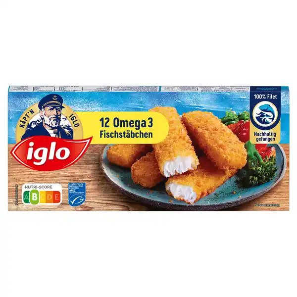 Bild 1 von IGLO Omega 3 Fischstäbchen 360 g