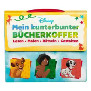 Bücherkoffer für Kinder Disney Klassiker